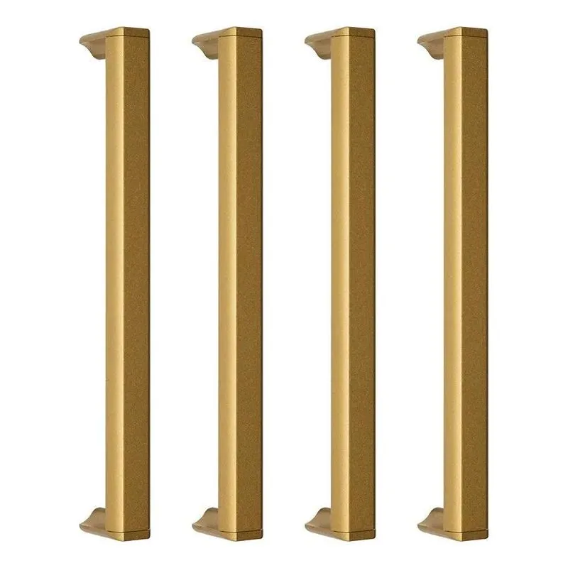 4 Puxadores Redondos 128mm: Sofisticação E Proteção P - Ouro