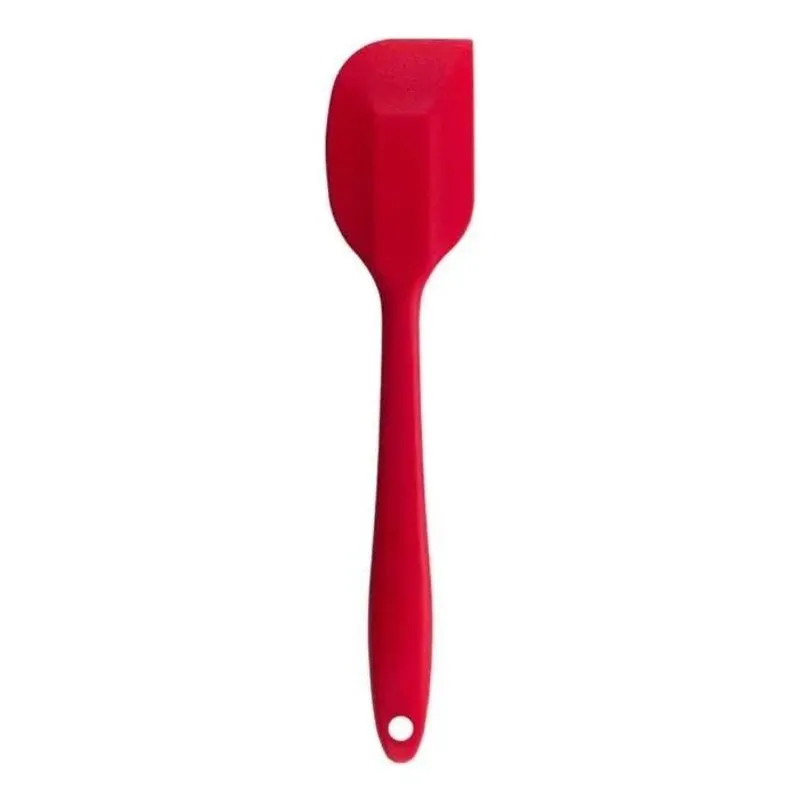 10x Espátula Colher Silicone Reforçada Pão Duro Cozinha 27c