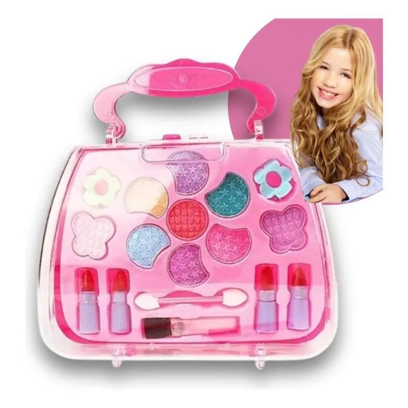 10x Kit Maquiagem Infantil Maleta - Maquiagem Menina