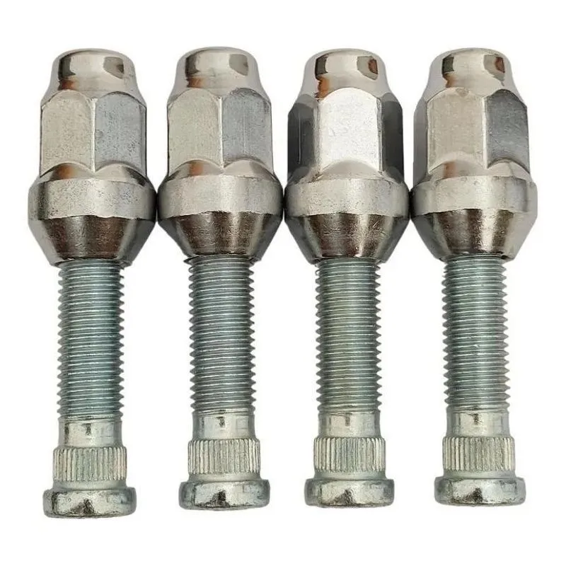 3x 4 Prisioneiro Roda E Porca Para Chevrolet Prisma Onix Cob