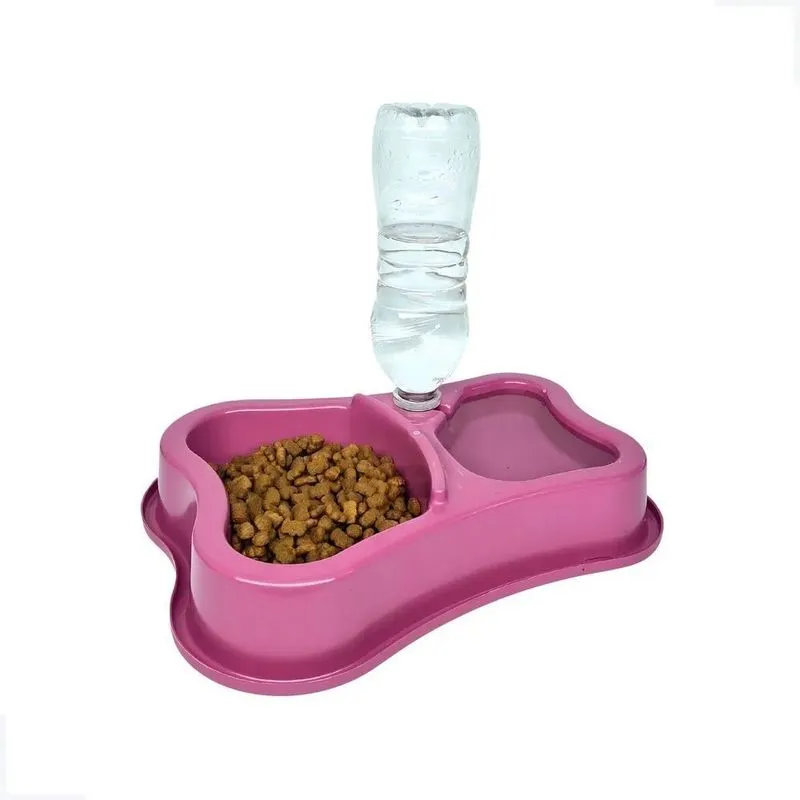 Bebedouro Cães Automático Pet Comedouro Ração Cachorro Gato