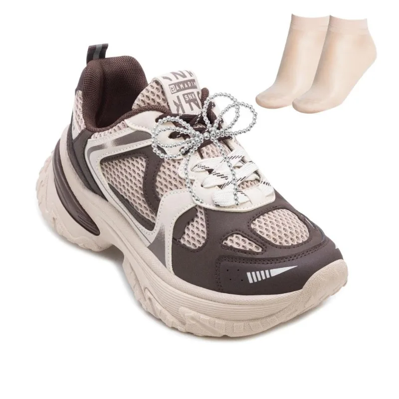 Tênis Casual Ramarim MB e Meia RM26-267113 38 / Marrom/Bege