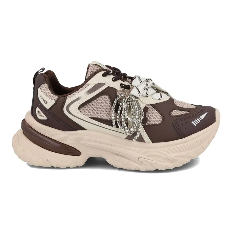 Tênis Feminino Ramarim Cacharel Marrom Chunky Casual 40