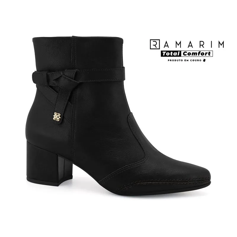 Bota Total Comfort Preta Ramarim 2657102-4 40