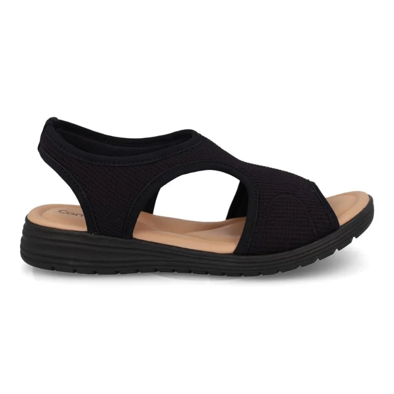Sandália Casual Comfortflex Paris Feminina Preta 38