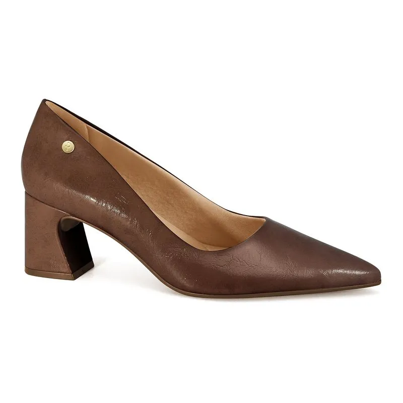 Scarpin Salto Bloco Capuccino Ramarim 2616101-2 37