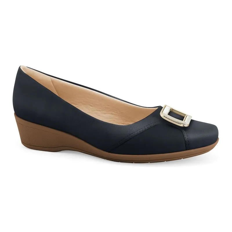 Sapatilha Ajuste Perfeito Navy Comfortflex 2694303-4 34