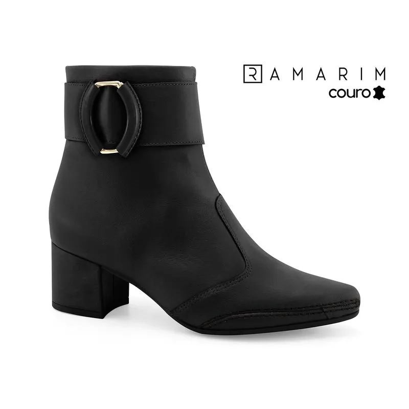 Bota Total Comfort Preta Ramarim 2657103-4 39