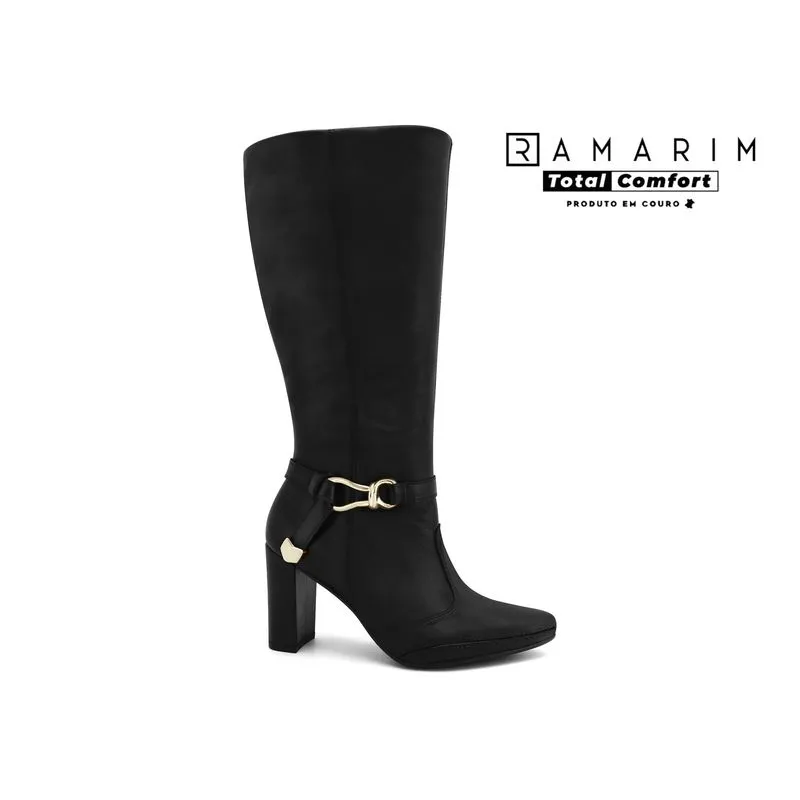 Bota Total Comfort Preta Ramarim 2615104-1 40