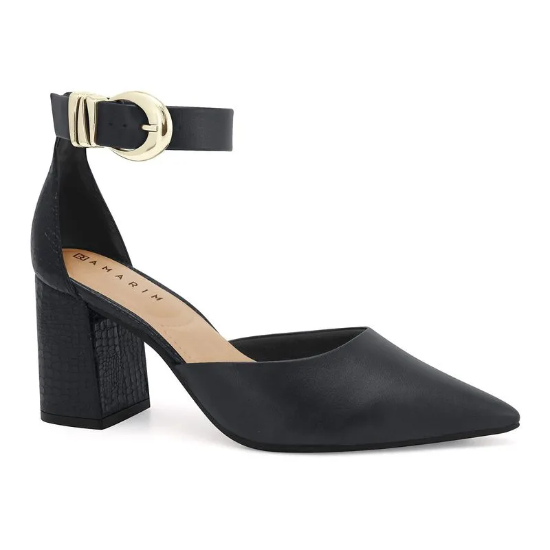 Scarpin Salto Bloco Navy Ramarim 2654134-1 38