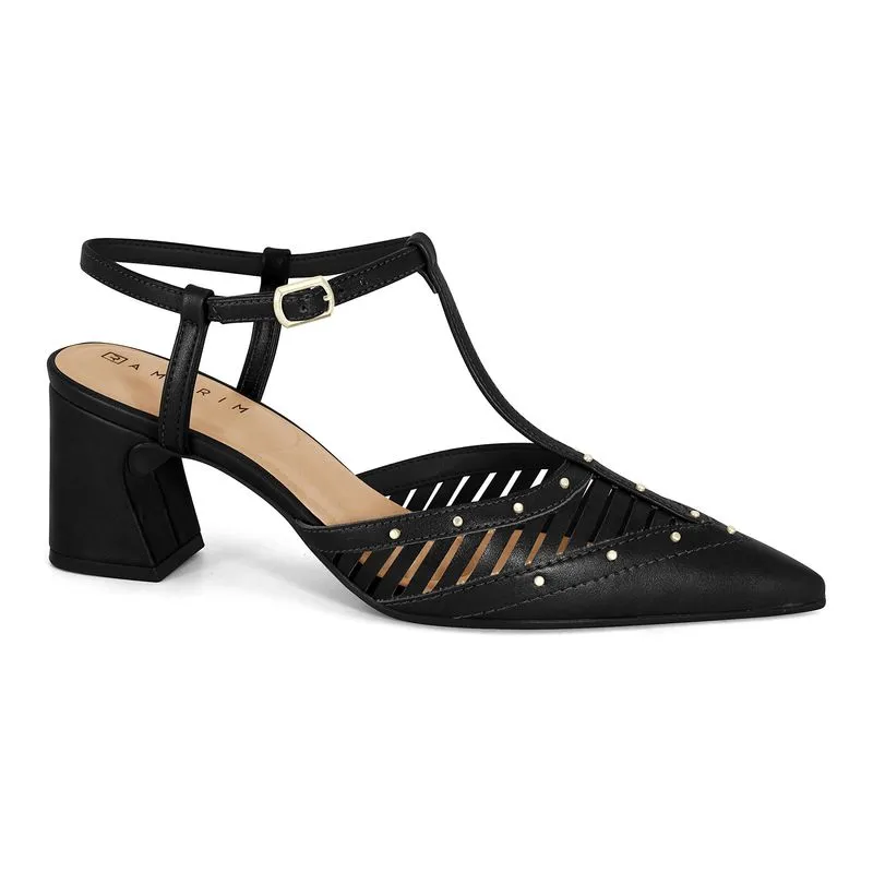 Scarpin Salto Bloco Preto Ramarim 2616135-4 38