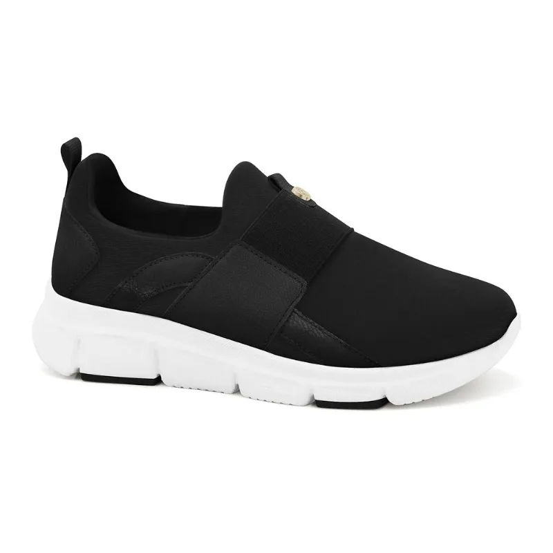Tênis Lycra Total Care Preto Comfortflex 2690301-2 37