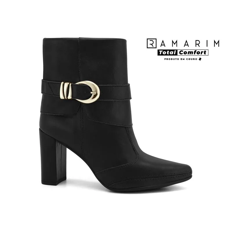 Bota Total Comfort Preta Ramarim 2615103-3 38