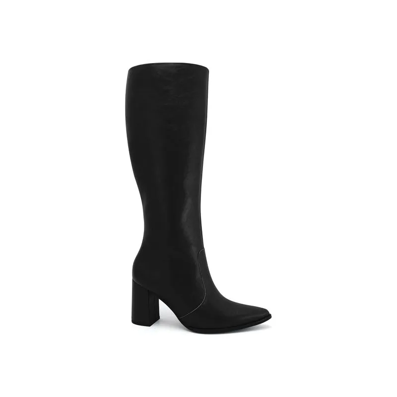 Bota Cano Longo Preta Ramarim 2663104-2 37