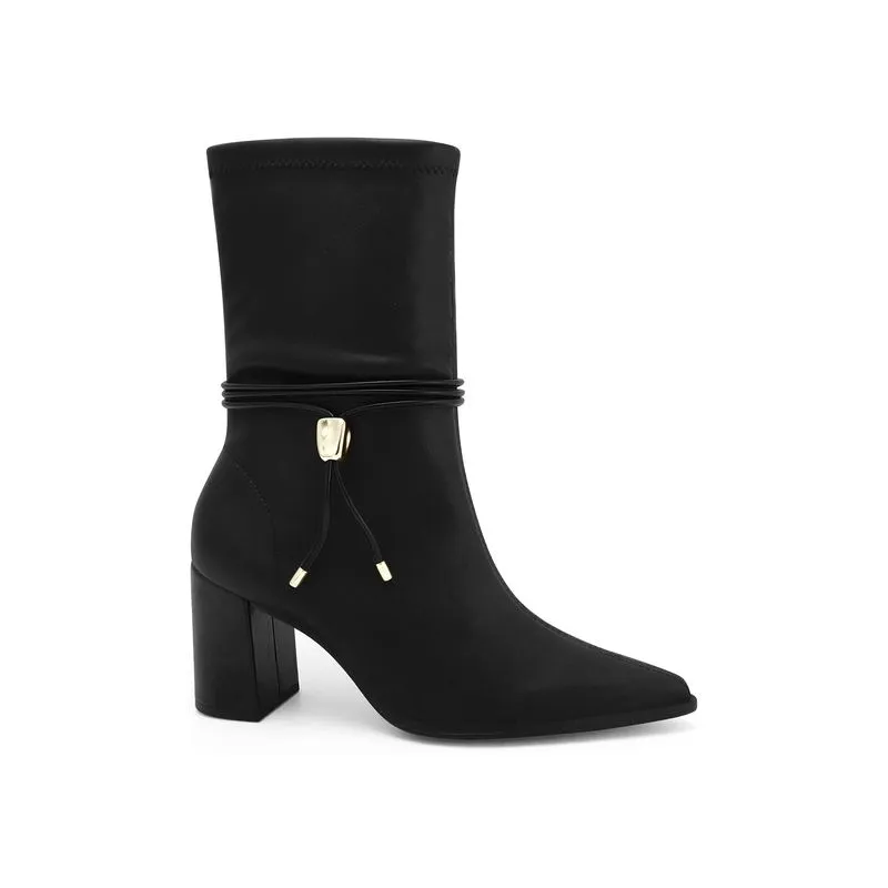 Bota Cano Curto Preta Ramarim 2663102-1 40