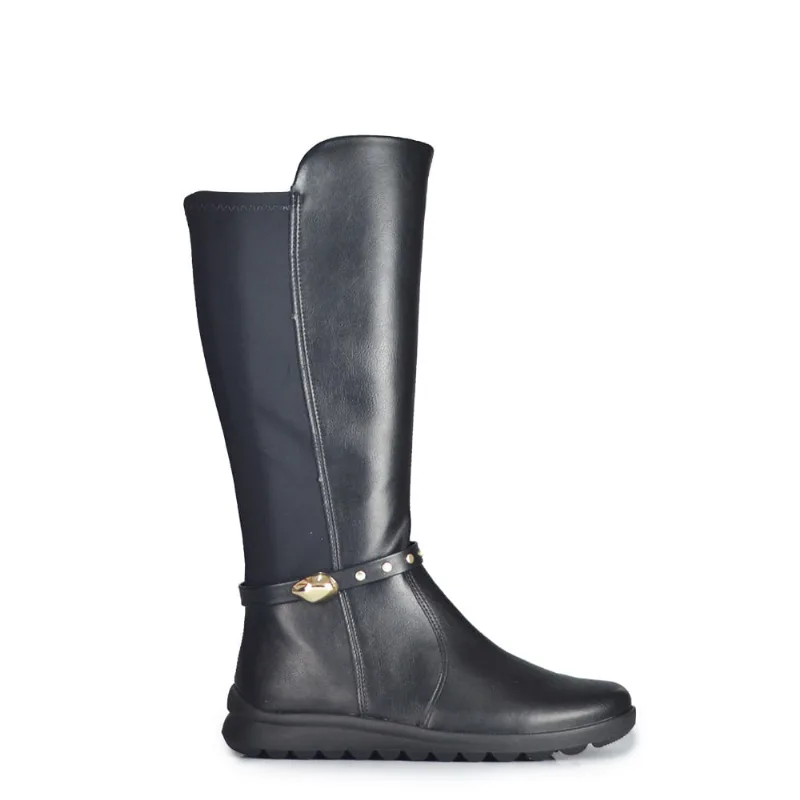 Bota Cano Longo Comfortflex Feminina 2682305 01 VEST PLUS PTO 36