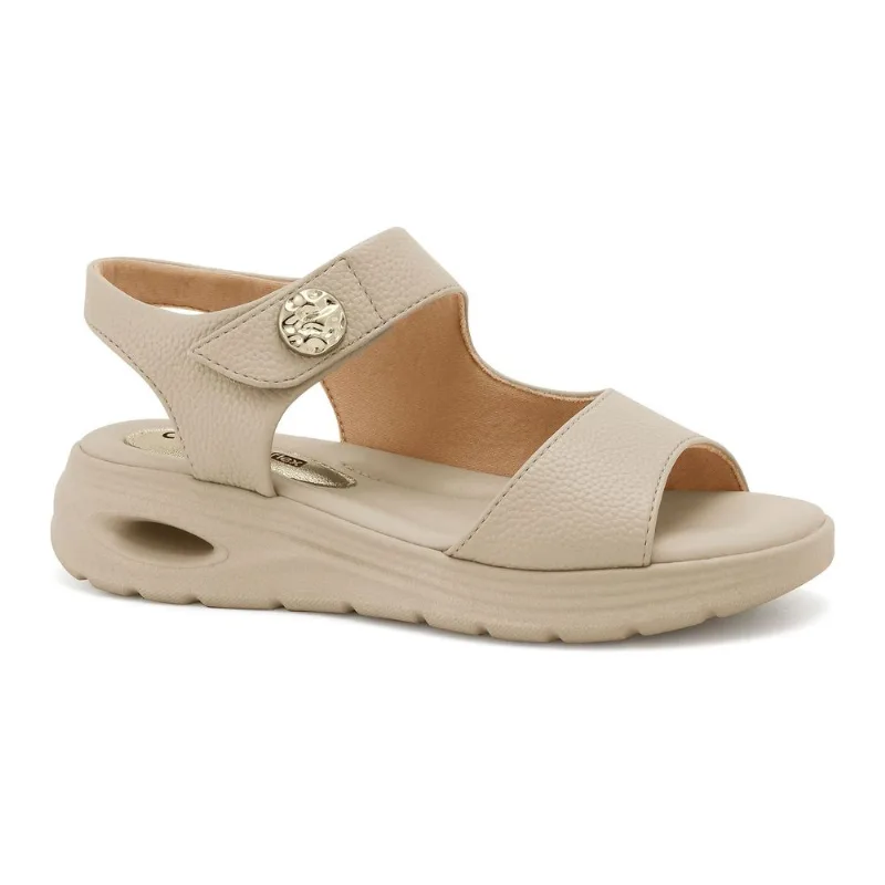 Sandália Super Leve Almond Comfortflex 2640305-1 33
