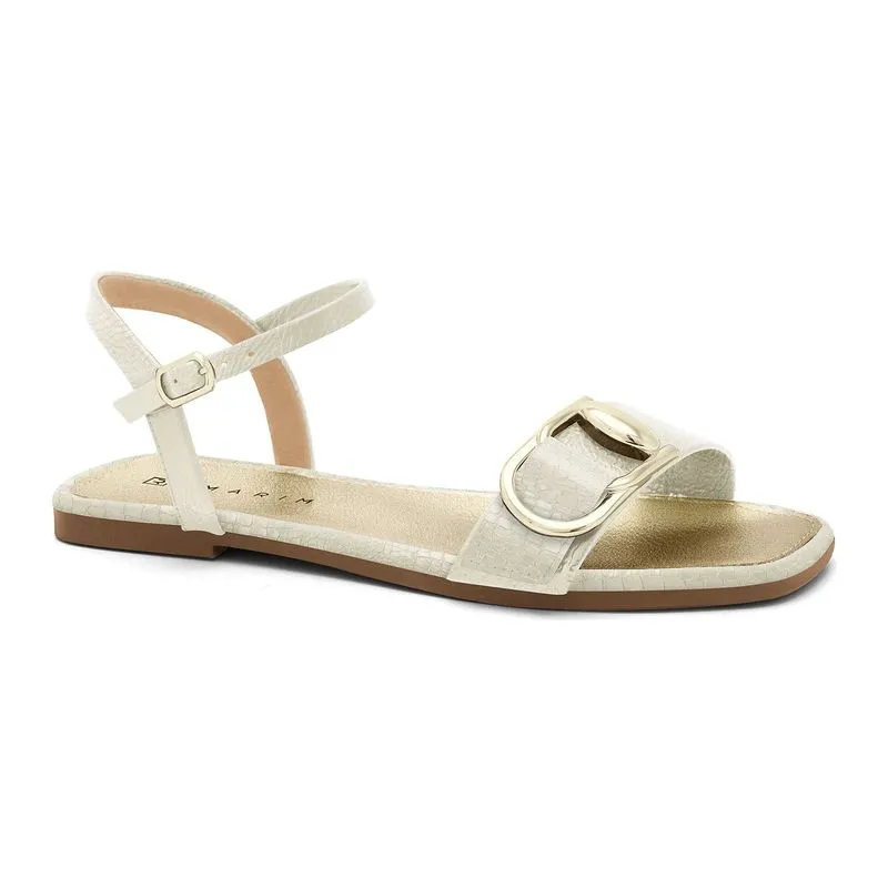 Sandália Rasteira Verniz Coconut Ramarim 2621102-2 36