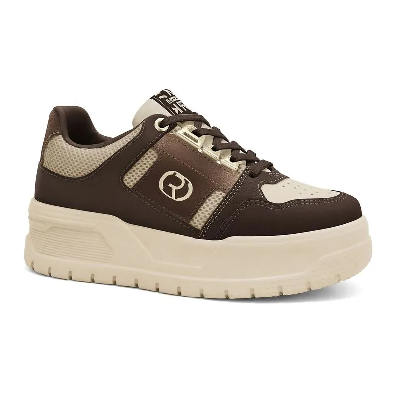 Tênis Casual Marrom/Bege 2676104-2 39