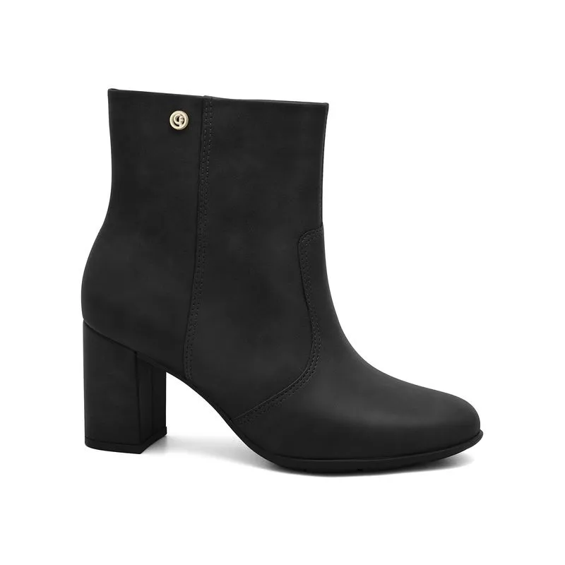 Bota Cano Curto Preta Comfortflex 2687302-2 33