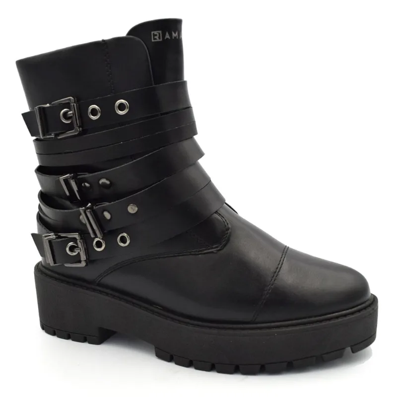 Coturno Feminino Ramarim Preto 2698131 36