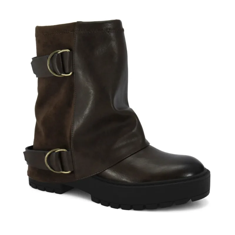 Bota Capa Ramarim Feminina Marrom Café Tratorada 35