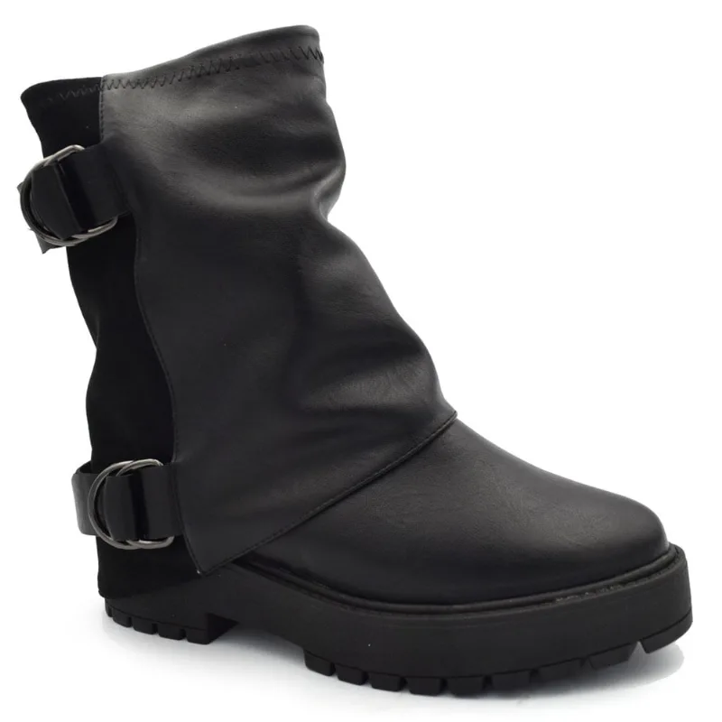 Coturno com Lapela Feminino Ramarim Preto 2698132 38