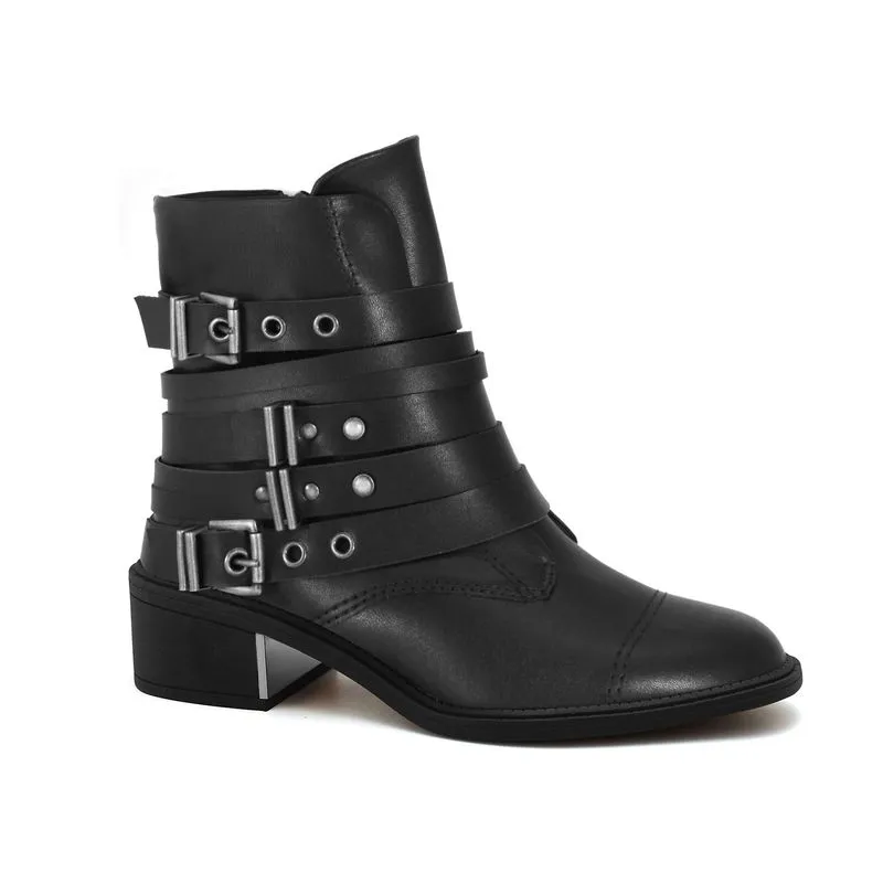 Bota Cano Curto Preta Ramarim 2665135-1 40