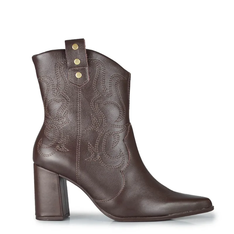 Bota Cano Curto Ramarim Feminina 2656102 002 NP FALL/STOUT 35