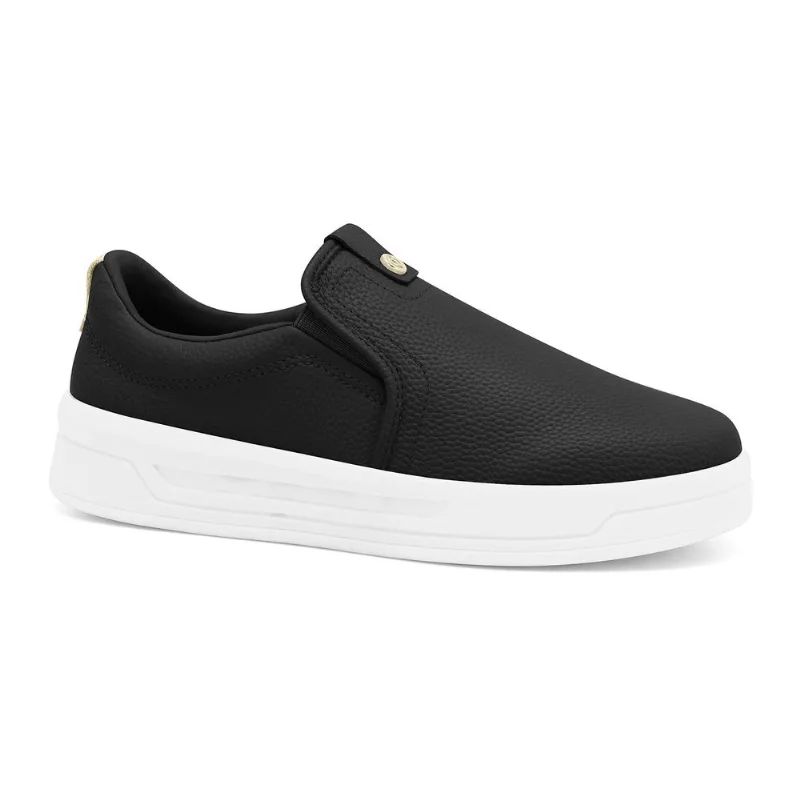 Tênis Slip On Preto Comfortflex 2667301-4 35