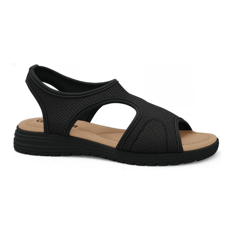Sandália Ajuste Perfeito Preta Comfortflex 2651402-4 41