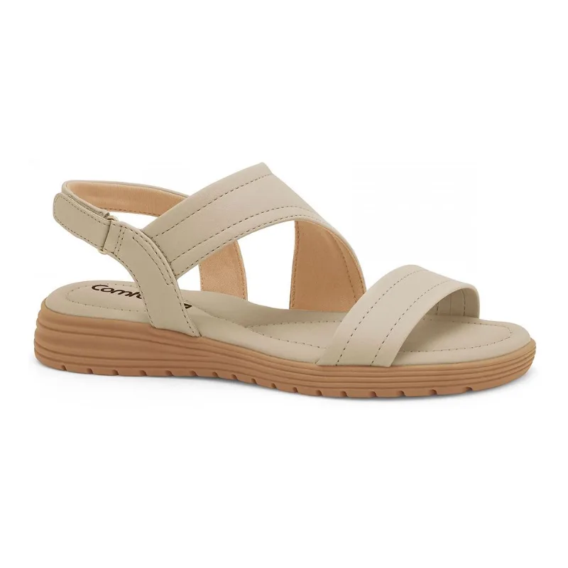 Sandália Papete Almond Comfortflex 2651401-1 35
