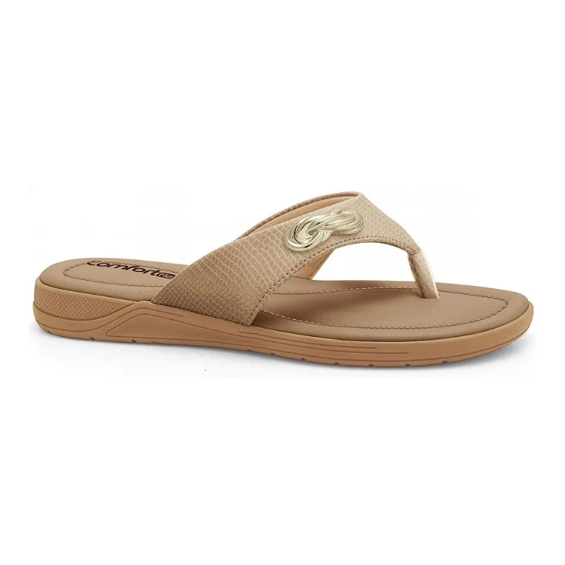 Chinelo Caqui Comfortflex 2680401-2 33
