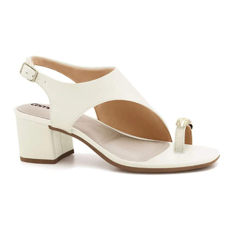 Sandália Salto Bloco Coconut Comfortflex 2657405-2 34