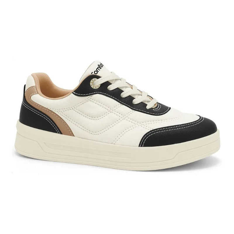 Tênis Casual Coconut/Preto Comfortflex 2667403-1 35