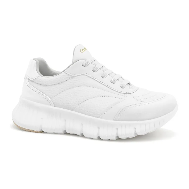 Tênis Super Leve Branco Comfortflex 2650401-4 37