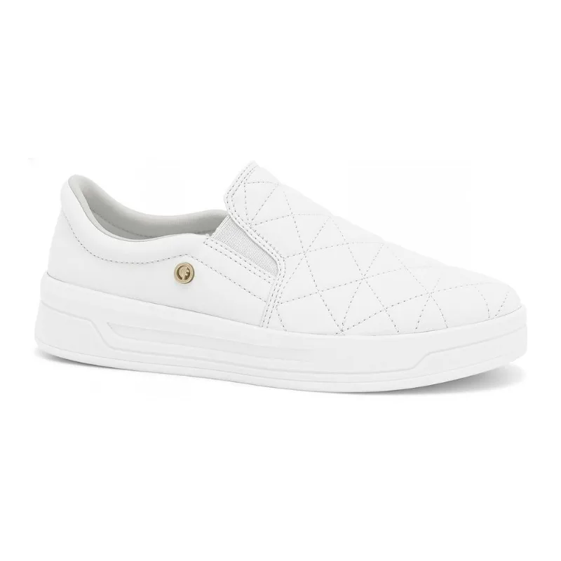 Tênis Slip On Branco Comfortflex 2667401-2 38