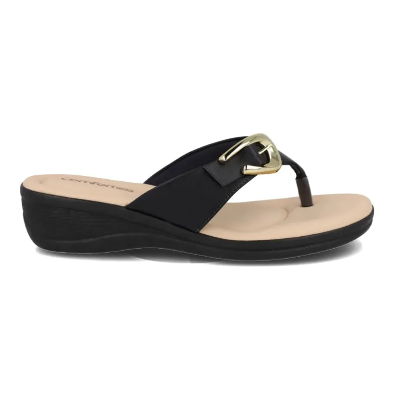 Tamanco Anabela Comfortflex Feminino Preto 34