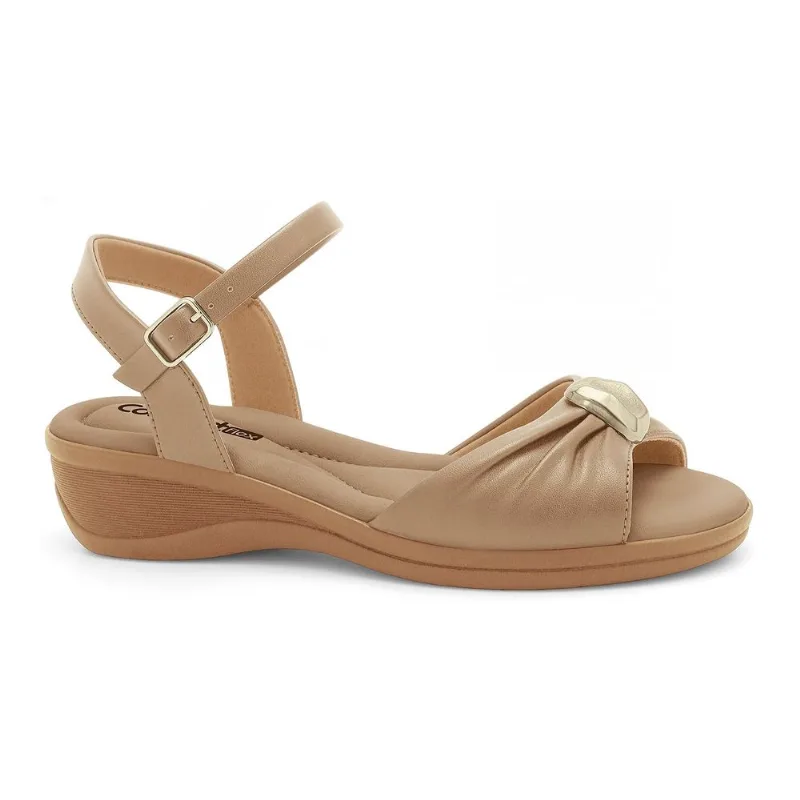 Sandália Anabela Caqui Comfortflex 2688404-5 40