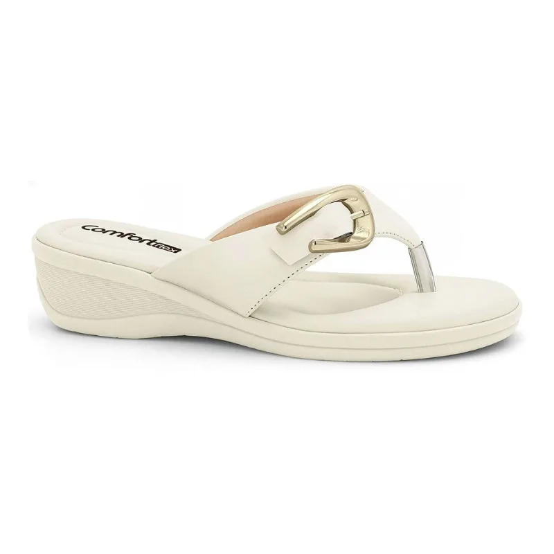 Chinelo Anabela Coconut Comfortflex 2688401-5 42