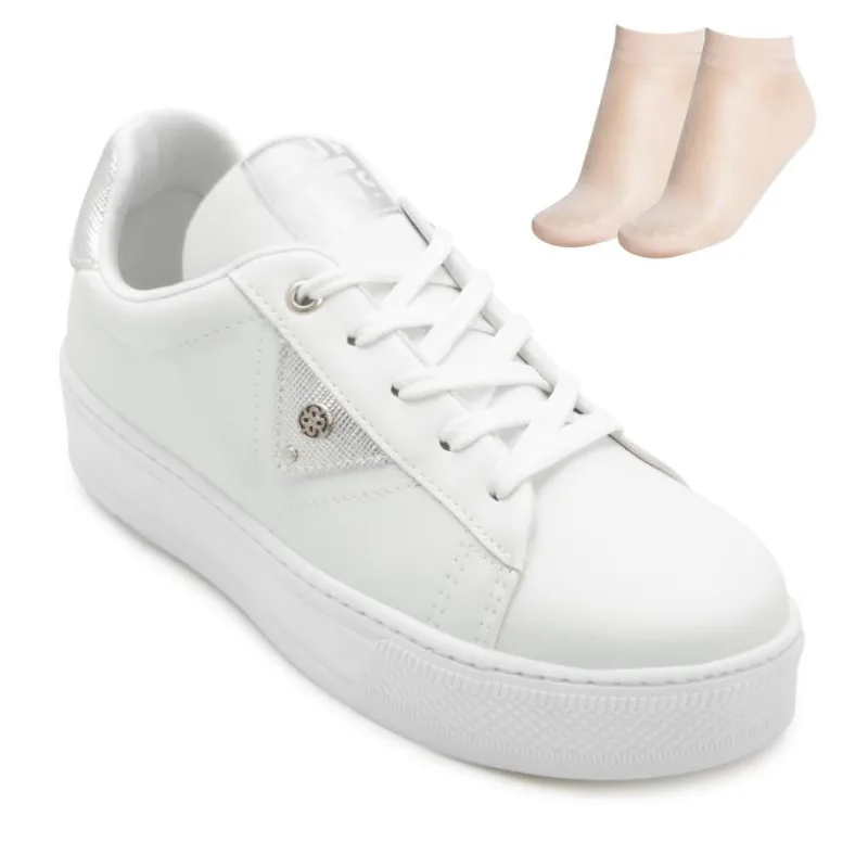 Tênis Casual Ramarim BP RM26-26922 36 / Branco/Prata