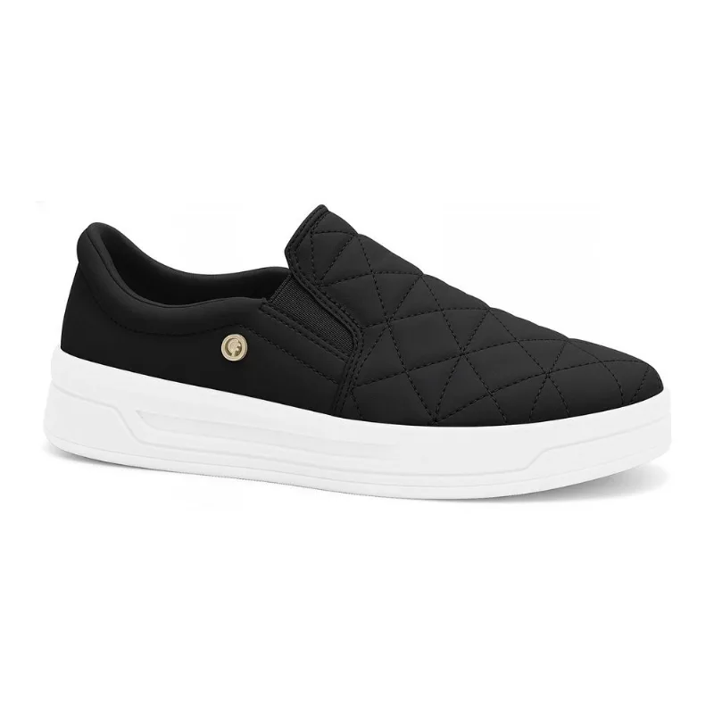 Tênis Slip On Preto Comfortflex 2667401-4 33
