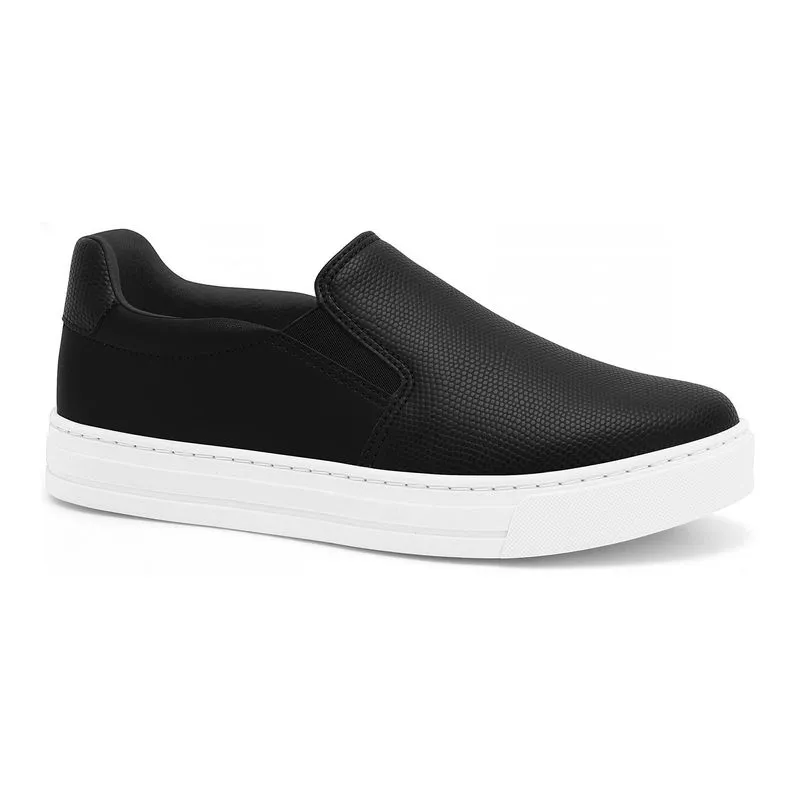 Tênis Slip On Preto Ramarim 2699201-1 40