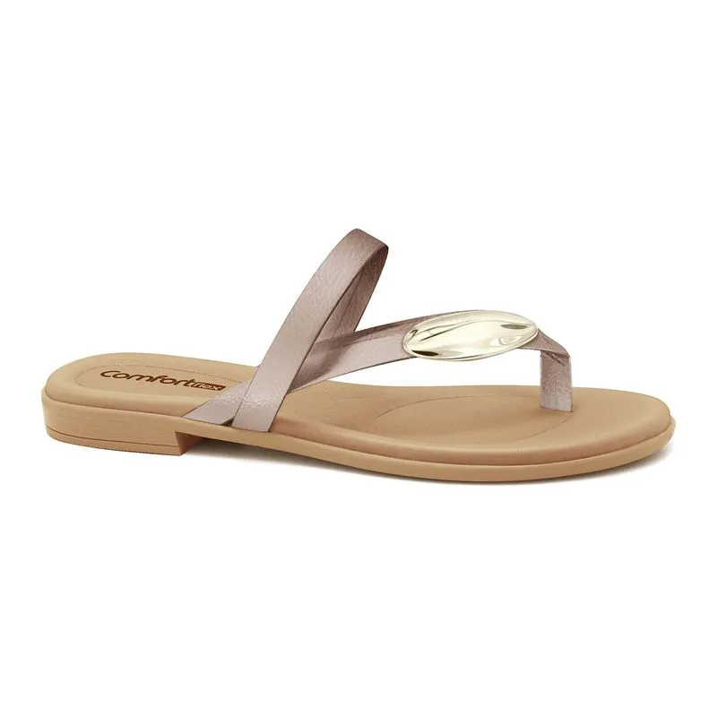 Rasteira Ultramacio Chiffon Comfortflex 2641401-5 34