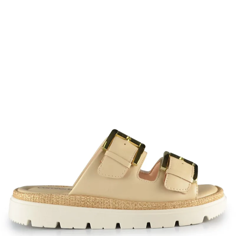 Sandália Comfortflex Feminina Birken 2446402 011 NP PARIS/BUTTER 34