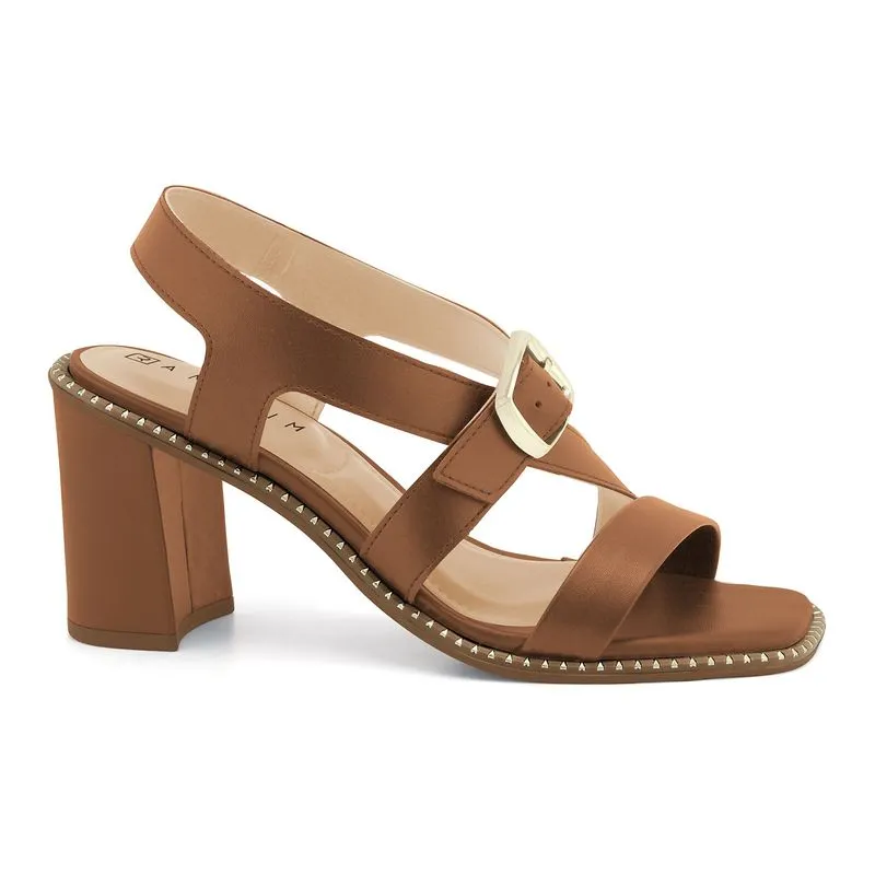 Sandália Salto Bloco Cinnamon Ramarim 2642202-5 36