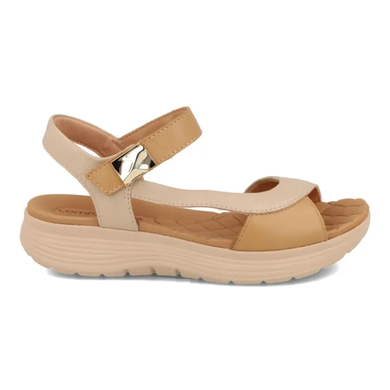 Sandália Comfortflex Fivela Relax Soft Feminina Bege 37