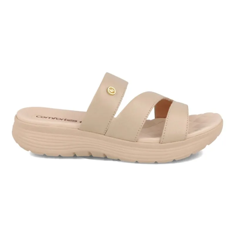 Tamanco Comfortflex Relax Soft Feminino Bege 40