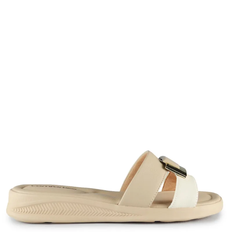 Tamanco Comfortflex Feminino 34400 2634401 02 NP PLUS/COCONUT 39