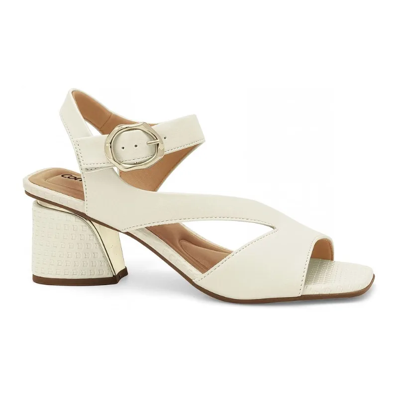 Sandália Salto Bloco Coconut Comfortflex 2674404-1 35